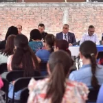 El titular de la SSPE, Antonio Martínez Romo, sostuvo un encuentro con integrantes del comité “Vecino Vigilante 4x4” en Calvillo