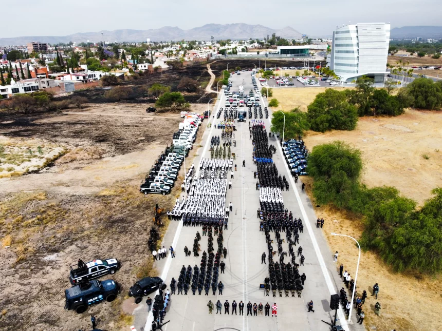 La gobernadora Tere Jiménez puso en marcha el Operativo de Seguridad para la Feria Nacional de San Marcos 2025