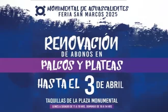 Renovación de abonos en la Monumental de Aguascalientes