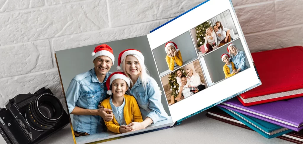 Realizar un album de fotos con los ninos es una actividad entretenida