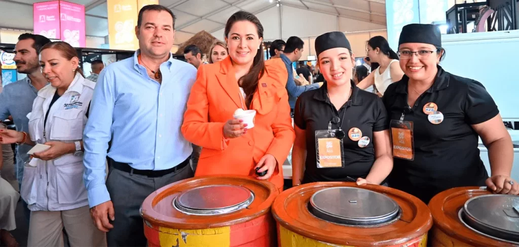 Tere Jimenez hizo un recorrido por la Expo Agroalimentaria