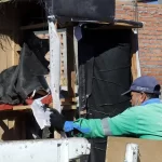 Operativo para recolectar muebles abandonados