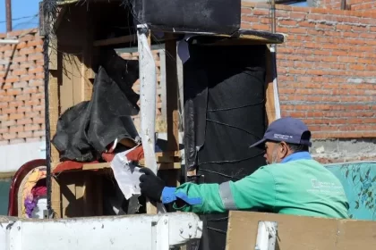 Operativo para recolectar muebles abandonados