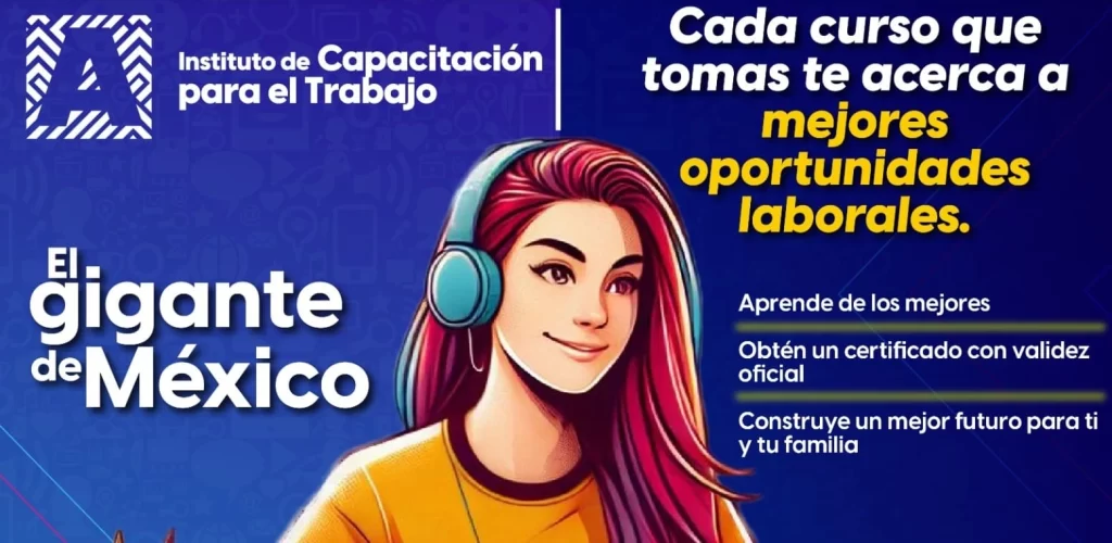 Cursos presenciales del Instituto de Capacitación para el Trabajo del Estado de Aguascalientes