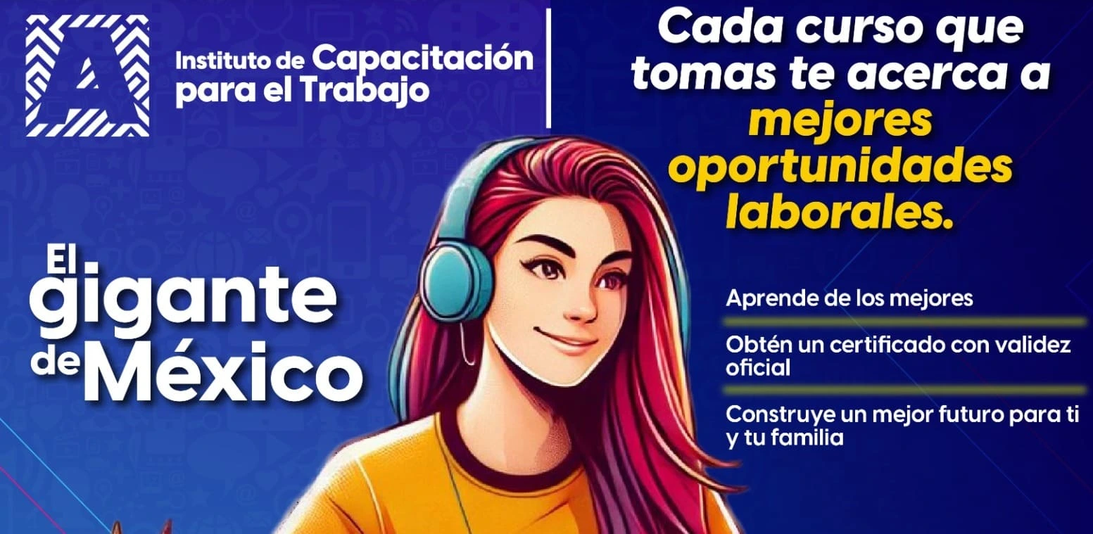 Cursos presenciales del Instituto de Capacitación para el Trabajo del Estado de Aguascalientes
