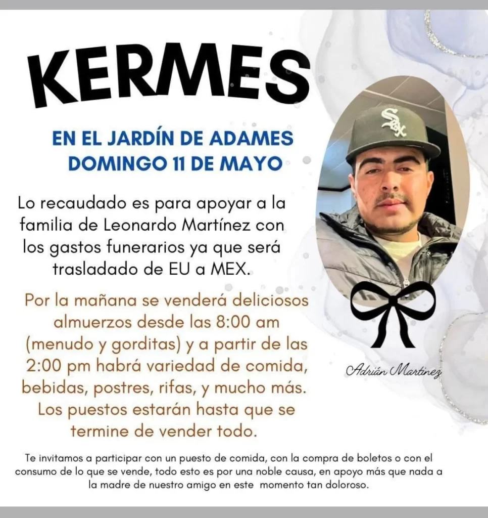 El 11 de mayo tendra lugar una kermes para recaudar fondos para la repatriacion de sus restos