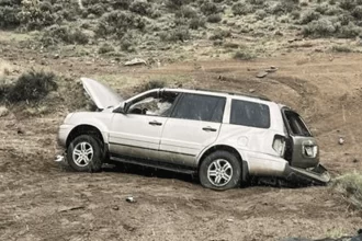 El vehículo donde viajaba el aguascalentense Adrián Martínez quedó totalmente destrozado