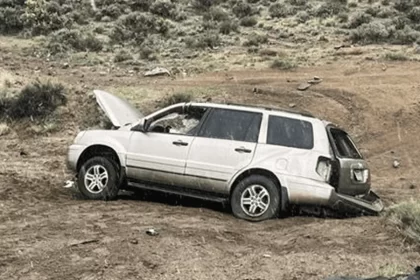 El vehículo donde viajaba el aguascalentense Adrián Martínez quedó totalmente destrozado