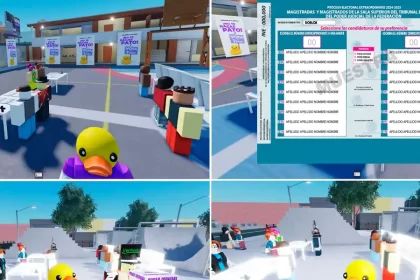 Imagen ilustrativa de la elección judicial en Roblox. Voto popular en la justicia: entre la legitimidad democrática y el riesgo de politización. Foto: JLMNoticias / EFE.