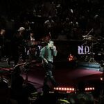 Christian Nodal desborda desamor y orgullo por sus raíces mexicanas en el Palenque de la FNSM