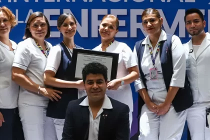 Tere Jiménez reconoce a los 2,300 profesionales de Enfermería que trabajan en el sistema de salud de Aguascalientes, durante la conmemoración del Día Internacional de la Enfermería.