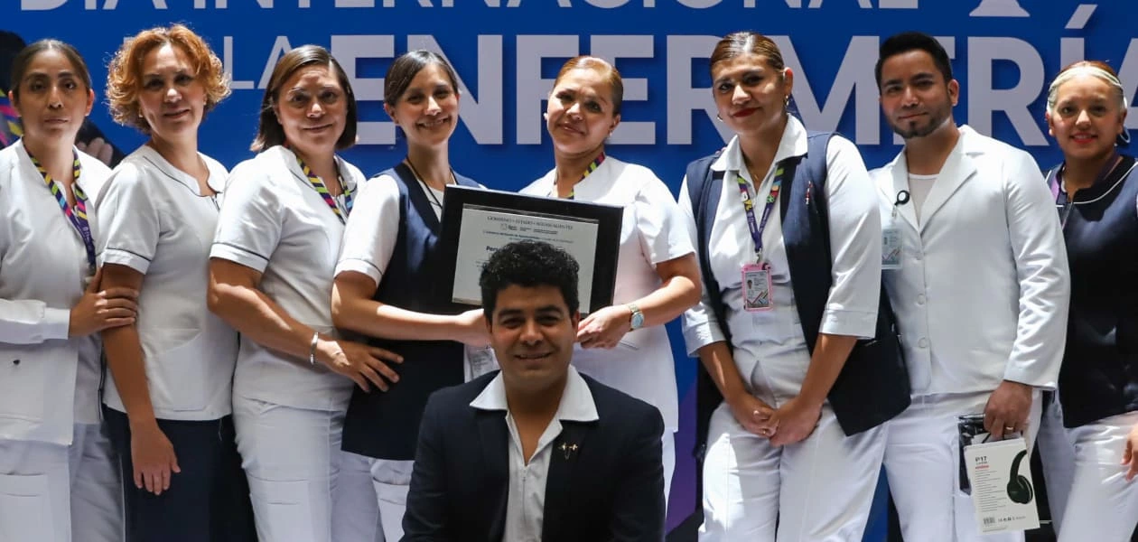 Tere Jiménez reconoce a los 2,300 profesionales de Enfermería que trabajan en el sistema de salud de Aguascalientes, durante la conmemoración del Día Internacional de la Enfermería.