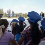 Los menores visitaron las instalaciones del helipuerto Bicentenario, conocieron a los integrantes del Grupo K9, Ciclopolicías, Policía Montada, entre otros
