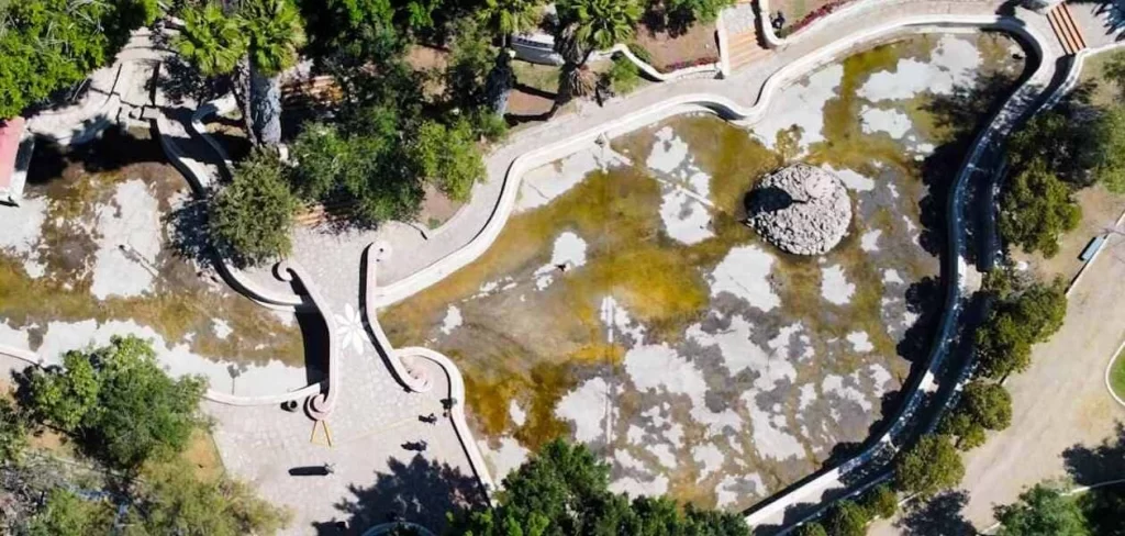 Lago artificial del Parque Miguel Hidalgo