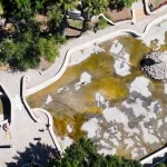 Lago artificial del Parque Miguel Hidalgo