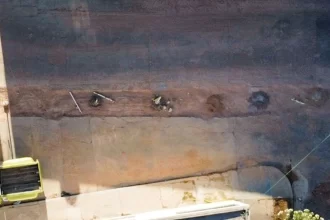 Tubería sanitaria en la colonia Del Carmen