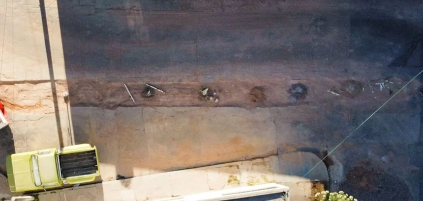 Tubería sanitaria en la colonia Del Carmen