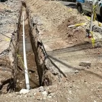 Interconexión de agua potable en Villa Jardín