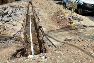 Interconexión de agua potable en Villa Jardín