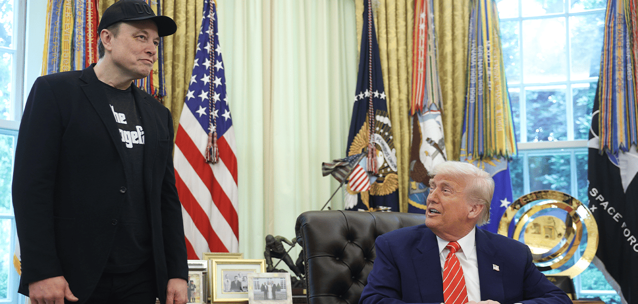 Musk es uno de los innovadores más grandes del mundo, dijo Donald Trump al despedirse del magnate