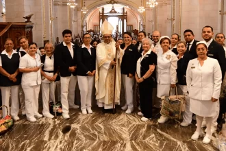 Preside Obispo misa en honor a los enfermeros de Aguascalientes en su día