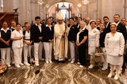 Preside Obispo misa en honor a los enfermeros de Aguascalientes en su día