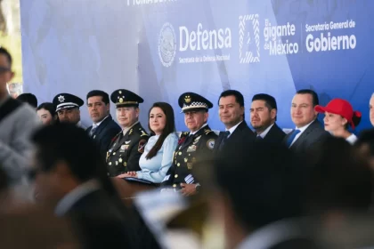 La gobernadora Tere Jiménez encabezó la ceremonia de aniversario de la Batalla de Puebla