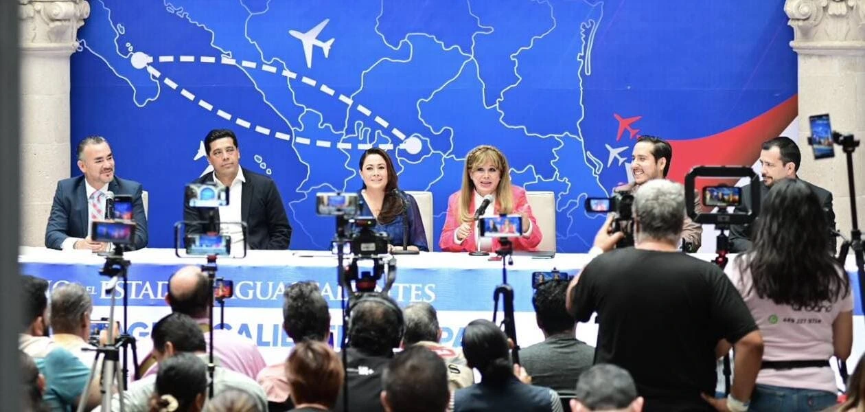 Tere Jiménez presenta junto a TAR México la nueva ruta aérea Aguascalientes–La Paz, que inicia el 7 de julio y fortalece la conectividad nacional e internacional del estado.