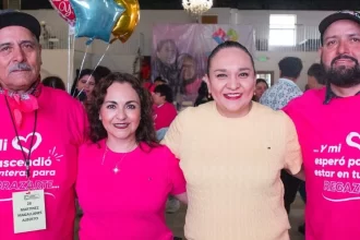 Tere Jiménez impulsa el programa Reencontrando Corazones, que permitió a madres de Aguascalientes reencontrarse con sus hijos migrantes en Estados Unidos como regalo por el Día de las Madres.
