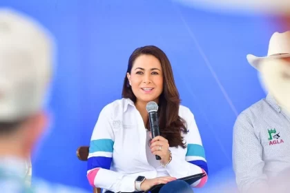 Tere Jiménez entrega 200 toretes en Aguascalientes como parte del Programa de Mejoramiento Genético, fortaleciendo el campo y la ganadería local.