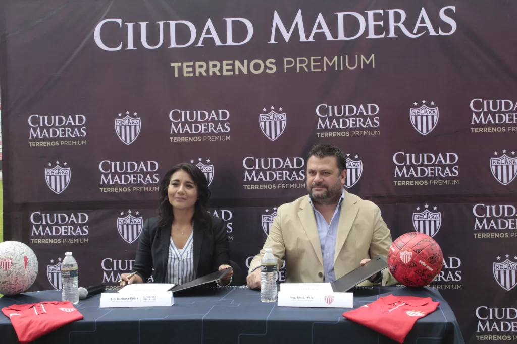 Club Necaxa y Ciudad Maderas afianzan su patrocinio en pro del deporte