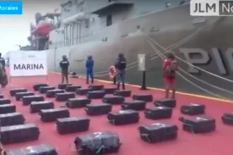 Destacó la Semar, que en esta administración, suman poco más de 41 toneladas de aparente cocaína asegurada en la mar.