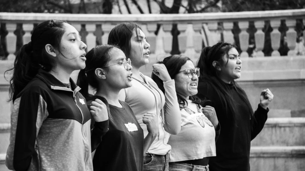 Integrantes del comite estudiantil de Canada Honda dirigieron el acto conmemorativo JLM 1