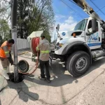 MIAA trabaja de la mano con la Coordinación General de Delegaciones y Protección Civil para atender las zonas donde se han presentado obstrucciones