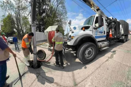 MIAA trabaja de la mano con la Coordinación General de Delegaciones y Protección Civil para atender las zonas donde se han presentado obstrucciones