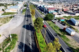 Se realizaron trabajos de limpieza general, desmalezado, pintura en barandales del puente y postes, aplicación de recubrimiento anti-graffiti, retiro de propaganda y acciones de arborización con la plantación de 100 huizaches