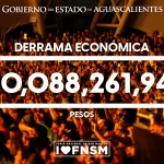 La Feria Nacional de San Marcos, reportó una derrama económica de más de 10 mil millones de pesos.