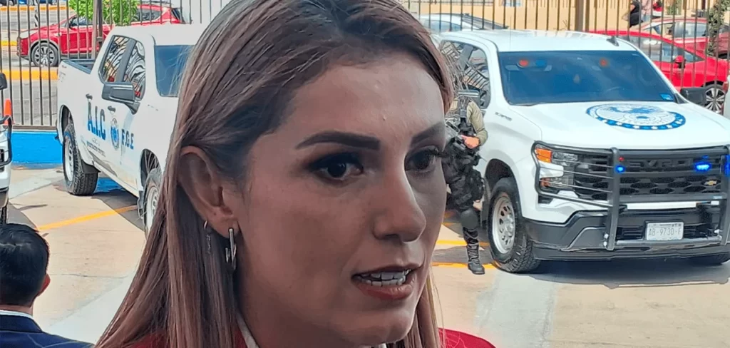 Michelle Olmos directora del C5i anuncio el reforzamiento de videovigilancia en el agropecuario