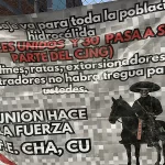 Varias narcomantas fueron colocadas en diferentes puntos de la ciudad este martes, firmadas por El Charro y el CJNG