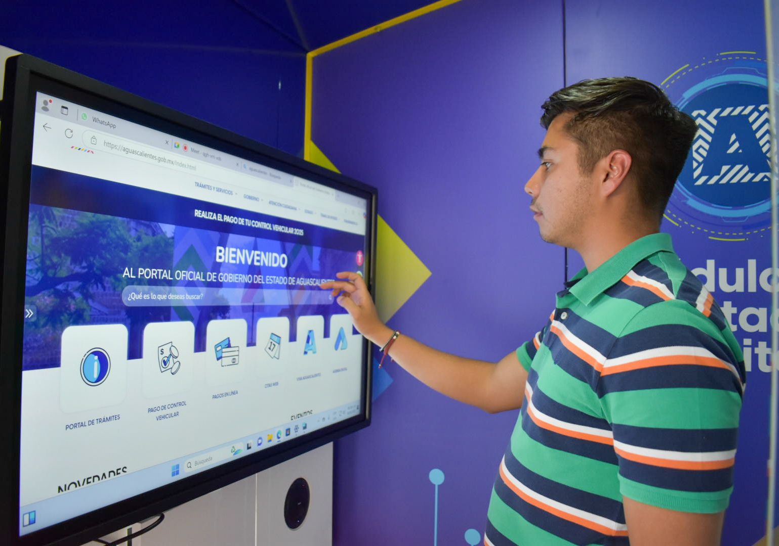 A través de una videollamada, la población podrá recibir atención personalizada sobre los diferentes programas y trámites gubernamentales