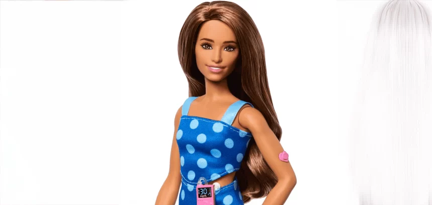 Barbie con diabetes tipo 1, fue lanzada este miércoles por Mattel. Foto de Mattel
