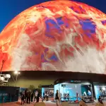 El MSG Sphere de las Vegas, Nevada, será sede del sorteo de la FIFA. Foto: AFP/ ETHAN MILLER/Getty-Images via AFP