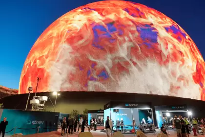 El MSG Sphere de las Vegas, Nevada, será sede del sorteo de la FIFA. Foto: AFP/ ETHAN MILLER/Getty-Images via AFP