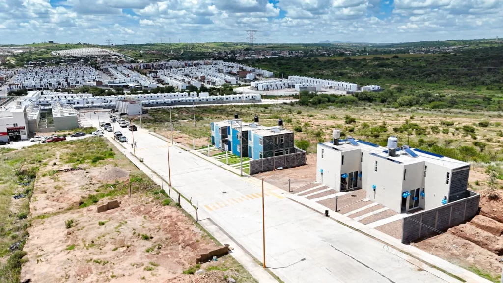 El evento se realizo en el fraccionamiento Ribera del Sol al oriente de la ciudad lugar donde se ubican las viviendas