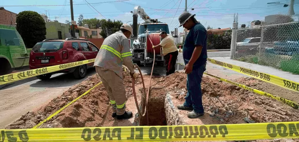 En Canteras de San Jose se rehabilitaron 64 metros lineales de tuberia sanitaria de PVC