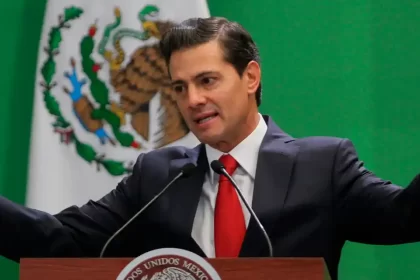 Fotografía de archivo del 22 de noviembre de 2018 del expresidente de México, Enrique Peña Nieto, en la entrega del Premio Nacional de Deportes. Foto de JLMNoticias / EFE/ Mario Guzmán ARCHIVO.