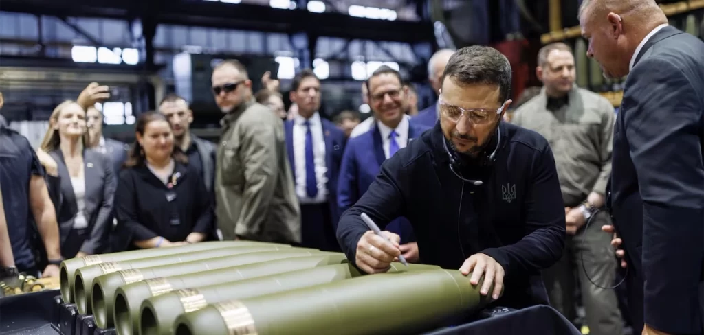 Estamos intensificando la produccion conjunta de armas con nuestros socios Zelenski