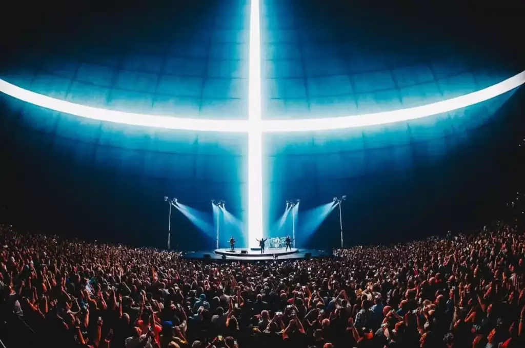 Interior del MSG Sphere en las Vegas. Foto Rich Fury