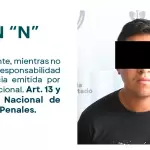 Kelvin “N”, feminicida de Karla, ya fue vinculado a proceso. Foto: JLMNoticias / Fiscalía de Jalisco.