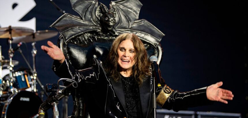 Ozzy Osbourne, cantante de Black Sabbath. Murió este martes a los 76 años. Foto: JLMNoticias / SkyNews.